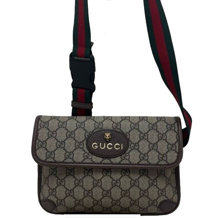 Gucci Neo Vintage Belt Bag Beige Ebony Beige Gg Supreme Monogram (cx102726br5r)