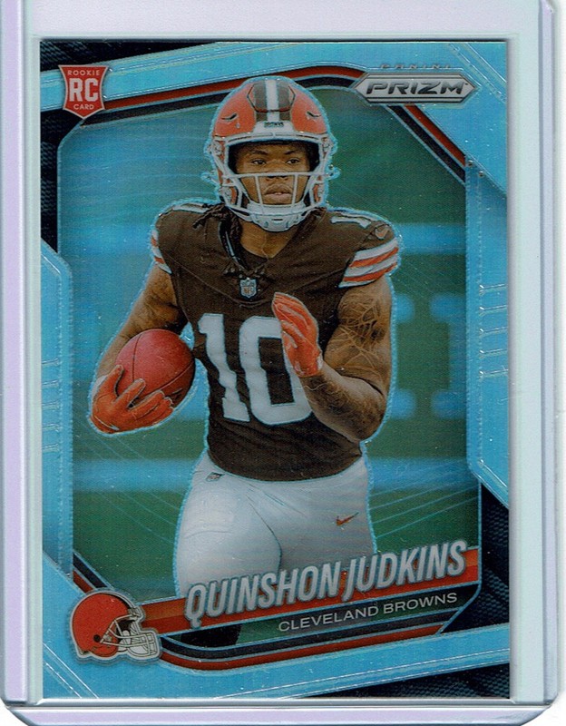 2025 Panini Prizm - Rookies Quinshon Judkins #313 Silver Prizm (RC)