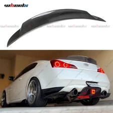 Carbon Fiber Style For Infiniti G37 G35 Q60 2Dr Coupe Duckbill Trunk Lid Spoiler