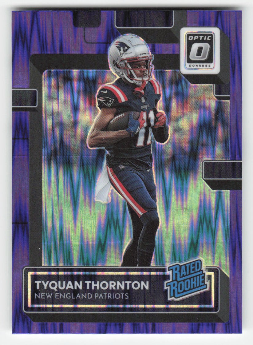 Tyquan Thornton 2022 Donruss Optic Purple Shock RC #222
