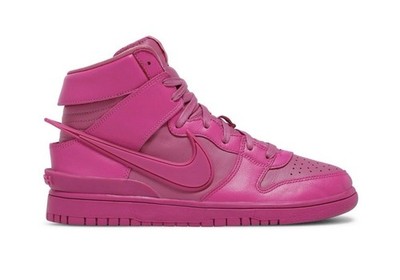 Nike X Ambush Dunk High Sneakers Size 9 Active Fuchsia Pink CU7544-600