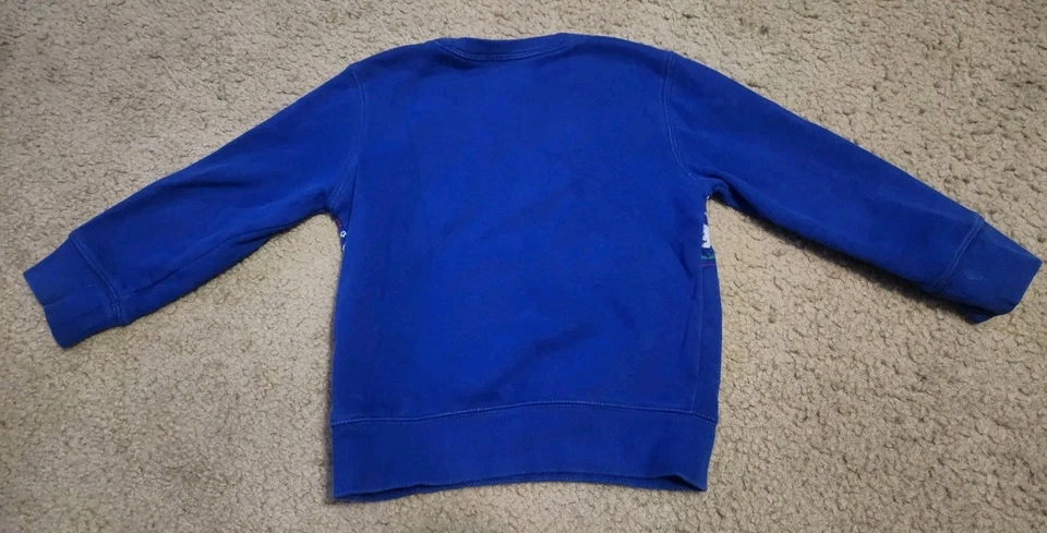 Sudadera Disney Niños 2T Mickey Mouse Azul Saltar Frijoles Navidad Vacaciones Y2K Foto 2 de 3