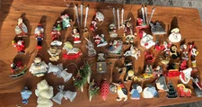 Lot Of (50) Plus Christmas Decorations & Ornaments