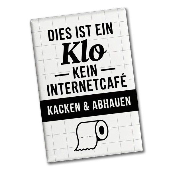 Klo, Kein Internetcafe Souvenir Souvenir Magnet-image