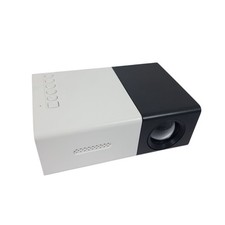 Mini Portable LED Projector White Black Compact Home Theater Entertainment
