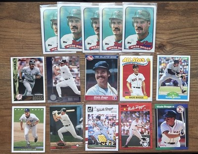(15) Card Wade Boggs Lot Promos, Topps, Boston Red Sox/ New York Yankees