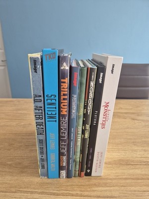 Jeff Lemire Image Comics, Vertigo, TKO hardcover Comics Bundle