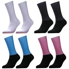 New Anti Slip seamless Cycling Socks Integral Moulding High-tech Bike Sock Compr