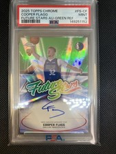 2025-26 Topps Chrome COOPER FLAGG Future Stars Green  Auto PSA 9 #/99 🔥ROY