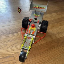 Vintage Tyco Dagger R/C Stunt Car Maximum Heat For Parts Or Repair Only Untested