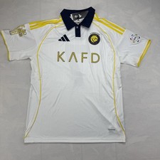 NWT Adidas Al Nassr Ronaldo #7 Soccer Jersey Men’s XL Slim Fit White