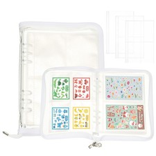 Sticker Organizer Binder, Sticker Album with 180 Pocket, White