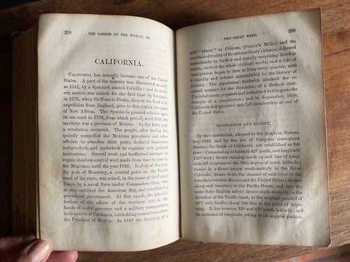 1856 book The Garden of the World or the Great West by An Old Settler - Picture 15 of 20