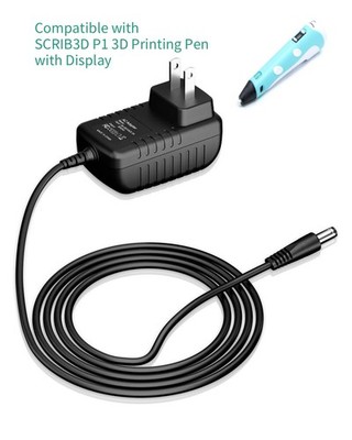 5V Charger for SCRIB3D Pen Power for SCRIB3D P1 3D Printing Pen with Display