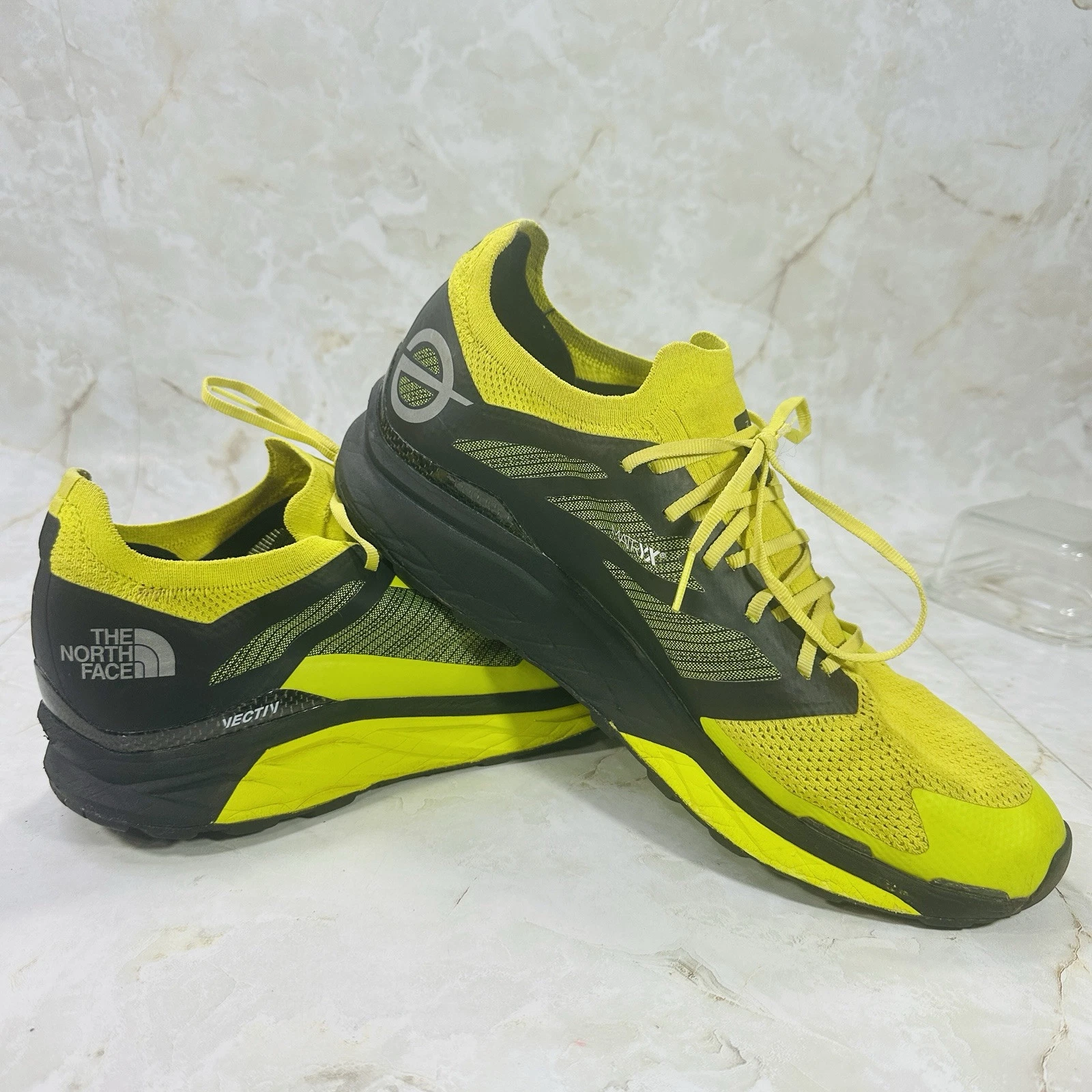 The North Face Flight Vectiv Matryx Men's 12 Trail running comfort shoes Neon