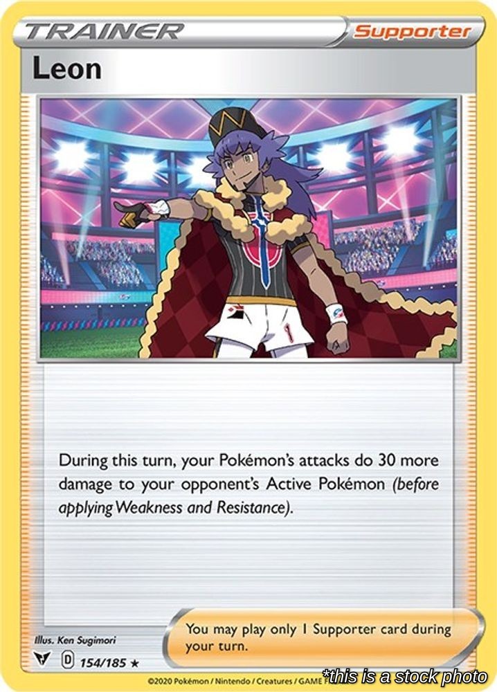 Leon 154/185 PR Pokemon NM