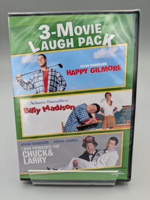 Adam Sandler 3 Movie Set   1996   Happy Gilmore Billy Madison Chuck & Larry   Ne