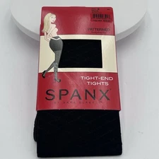 Spanx Body-shaping Tight-End Tights Black Size B Patterned Slimming Bodyshapping