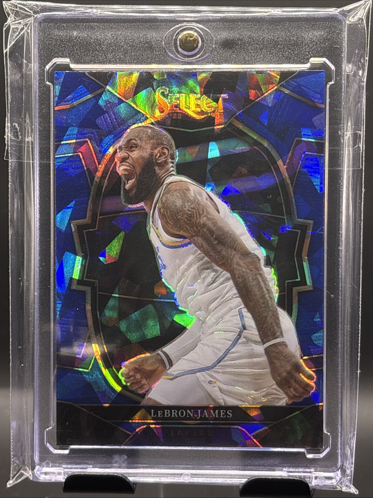 2022-23 Select LeBron James #26 BLUE Prizm Cracked Ice-LAKERS