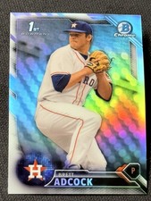 2016 Bowman Chrome 1st REFRACTOR PROSPECT ROOKIE Brett Adcock item 1