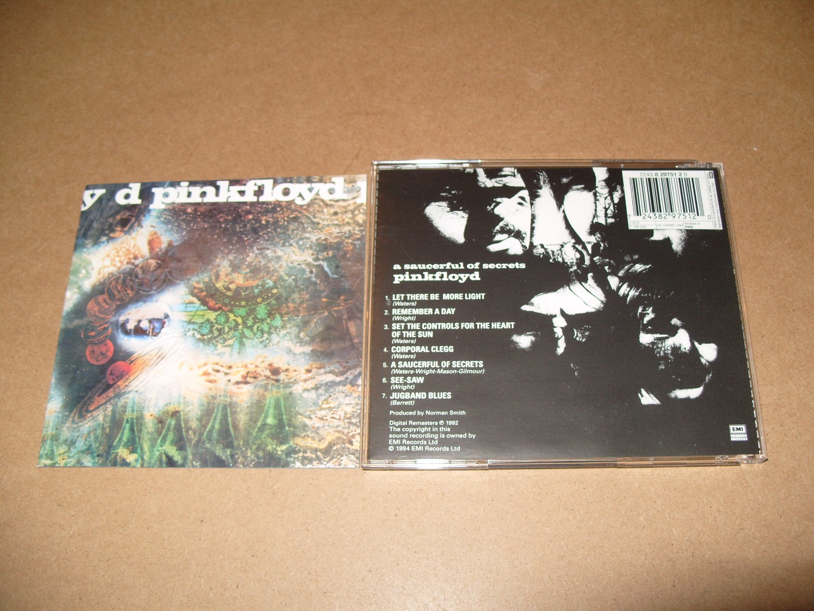 Pink Floyd - Saucerful of Secrets (1994) CD + INLAYS EXCELLENT+ CONDITION. (C22)
