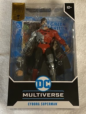 DC MCFARLANE CYBORG SUPERMAN  REVENGE OF THE GREEN LANTERNS  SEALED! RED & BLACK