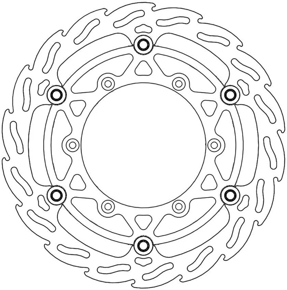 Rotor de freno MOTO-MASTER 112087-PU - delantero - llama 00-24 Suzuki DR-Z 400 S Foto 2 de 2