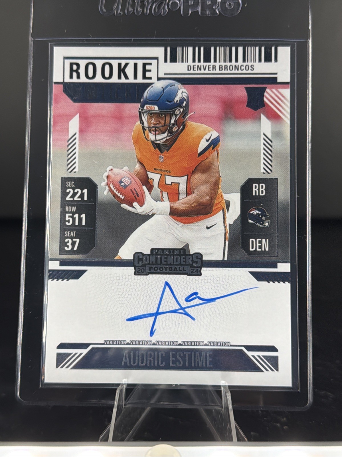 2024 Panini Contenders - Rookie Ticket RPS Audric Estime #120 Hobby (AU, RC)