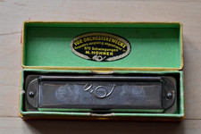 Rarität! Hohner Mundharmonika Orchester Diatonisch Blues Harp in C, Posthorn OVP