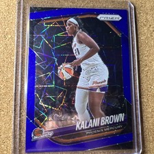 2025 Panini Prizm WNBA Kalani Brown Blue Velocity Prizm #55 - Phoenix Mercury