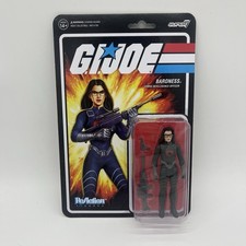 Hasbro ReAction GI Joe Super7 Baroness Cobra Intelligence Officer Action Figure