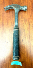 Vintage 1960 Classic Estwing 20 oz Straight Claw Original Leather Handle Hammer