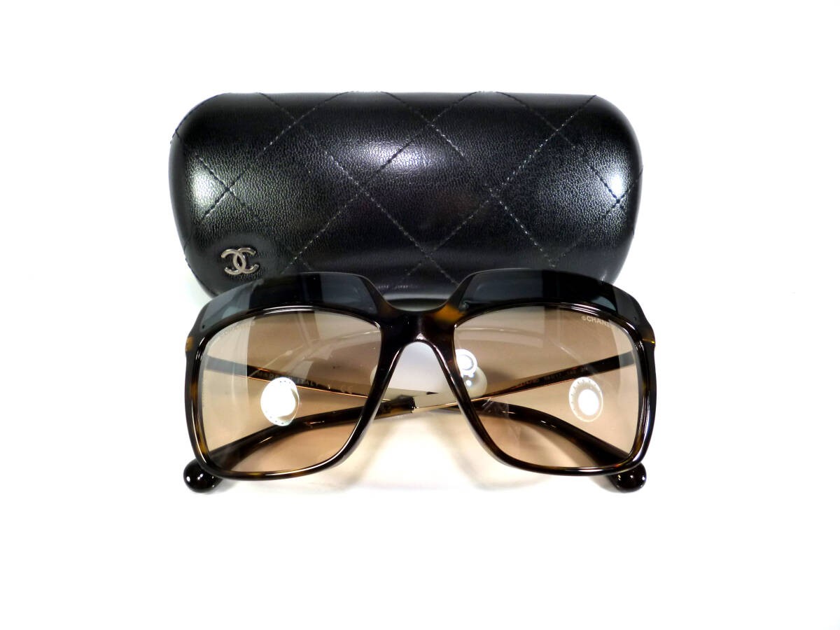 Chanel Rare Coco Mark Mirror Lens Sunglasses with Case