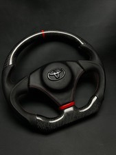 Trd Carbon Fiber Steering Wheel For Toyota Celica Mr2 Spyder Supra Mk4 Jza80