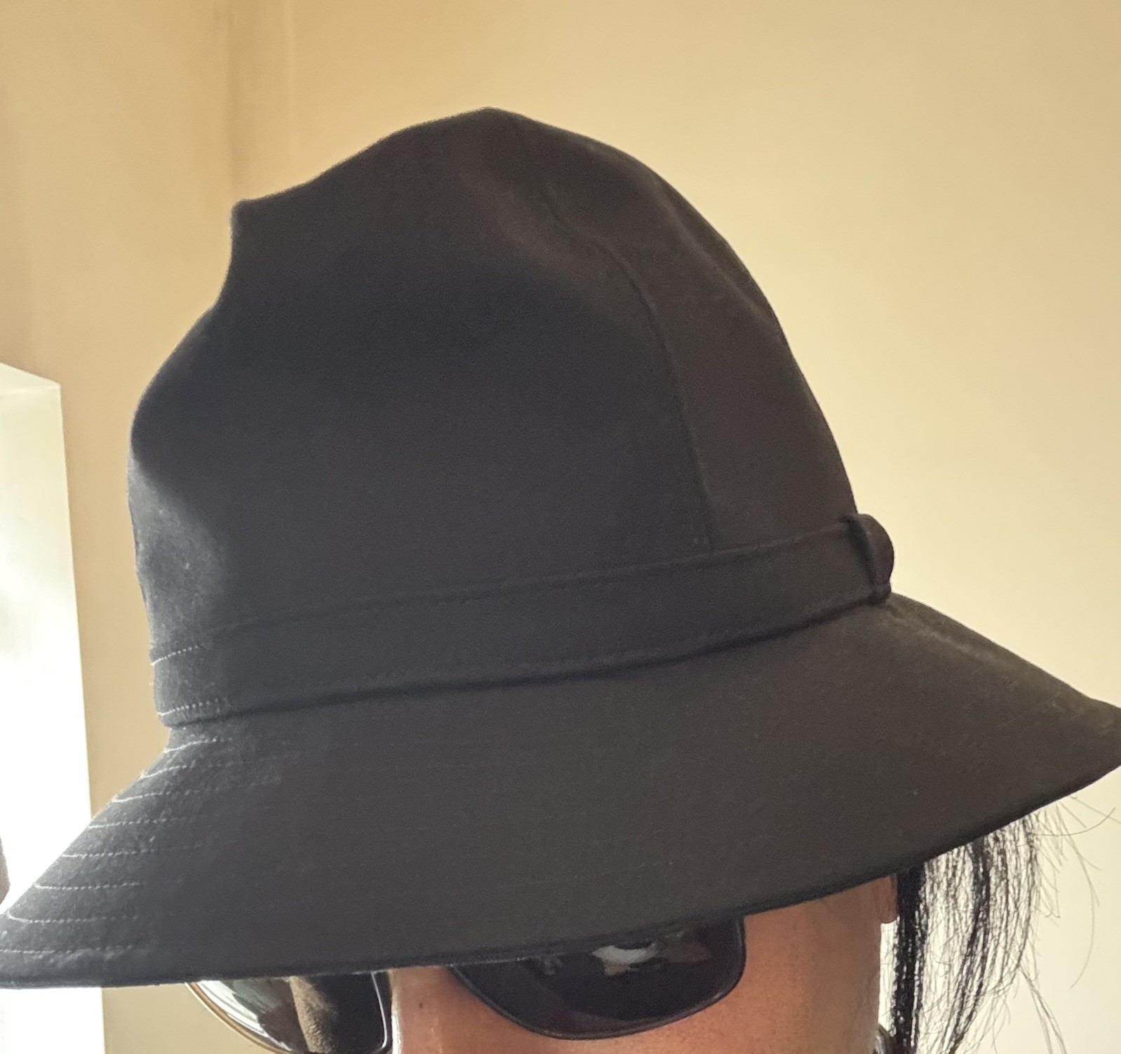 YOHJI YAMAMOTO pour homme WOOL FEDORA HAT Men's 100percent Wool image 6