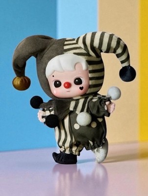 Pop Mart WHY SO SERIOUS  ( Silver Mist Clown ) Hacipupu Vinyl Plush Pendant
