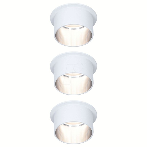 Paulmann 3Er Set Gil Coin LED Einbauleuchten Warmweiß Dimmbar-image