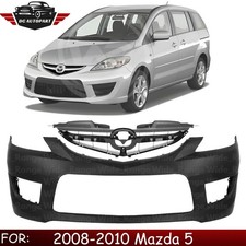 Front Bumper Cover Paintable Grille Assembly Kit For 2008-2010 Mazda 5 Front Bumper Cover Paintable Grille Assembly Kit For 2008-2010 Mazda 5
