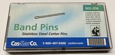 Cas-ker Band Pins, Stainless Steel Cotter Pins, FULL BOX