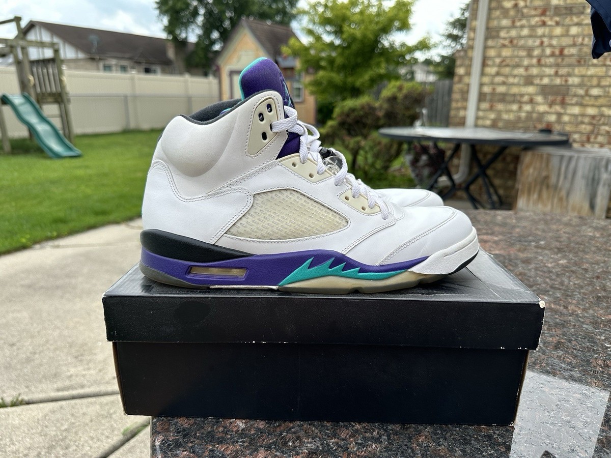 Air Jordan 5 Retro 'Grape' (2013) US Men Size 12 - 136027-108 (Pre