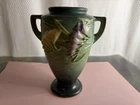 Vintage Roseville Art Pottery Freesia Green Vase 121-8