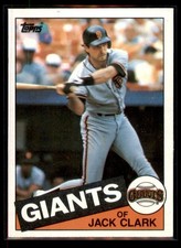 1985 Topps #740 Jack Clark