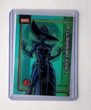 2026 Topps Chrome Marvel Lady Henrietta 1st Aqua /199 #130