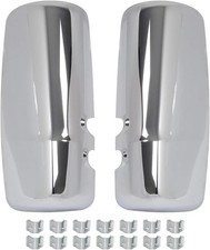 Door Mirror Covers Left Driver Side Right Passenger Side for Kenworth Chrome
