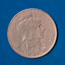 *Coin France 5 Centime 1912 BR Fine