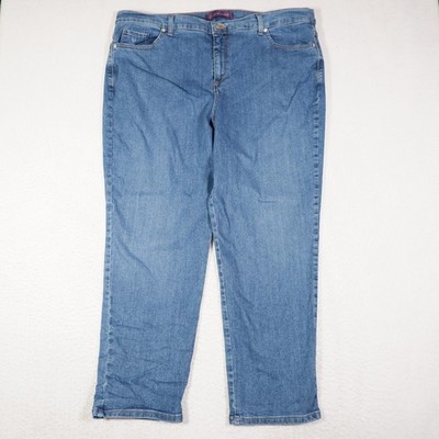 Gloria Vanderbilt Amanda Women's Blue Jeans 22W Tapered Medium Wash