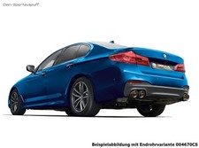 Remus Racing-Komplettanlage BMW 5er G30 M550i je 2x102mm abgeschrägt schwarz