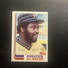 1982 Topps #365 Bill Madlock Pittsburgh Pirates