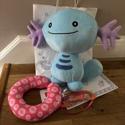 Brandneu mit Etikett Build A Bear Pokemon Wooper mit Sounds & Brille Set 