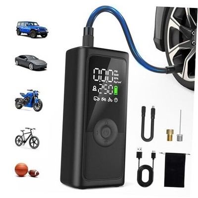 Tire Inflator Portable Air Compressor, 150PSI Cordless Car Tire Pump, Auto-Off 